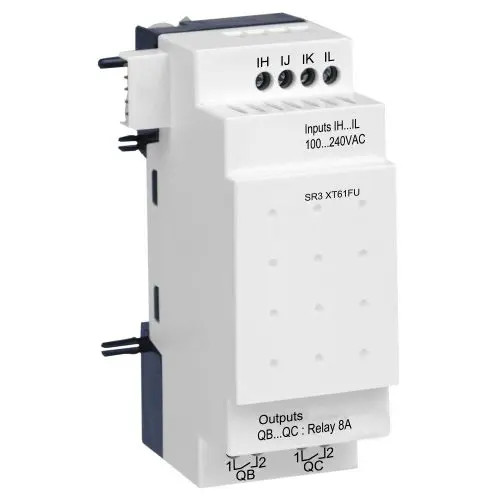 Digitális be- és kimeneti modul 4DI 2DO /relé 100-240V/AC 8A Zelio Logic Schneider SR3XT61FU