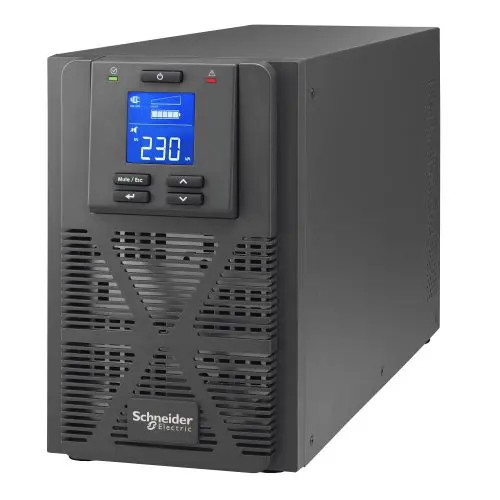 Szünetmentes tápegység (UPS) színuszos AVR LCD online 1000VA 800W 230V torony Easy UPS Schneider SRVS1KI