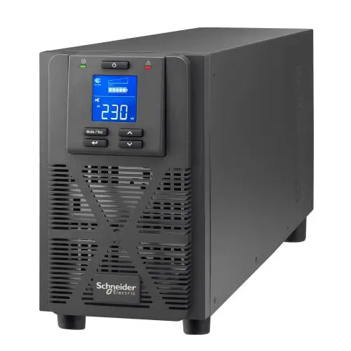 Szünetmentes tápegység (UPS) színuszos AVR LCD online 2000VA 1600W 230V torony Easy UPS Schneider SRVS2KI