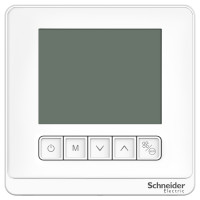 Termosztát FanCoil-hoz 4csöves 5gombos LCD ki/be MODBUS 2A/ 240V 50°C TC903-3A4DLMSA Schneider TC903-3A4DLMSA