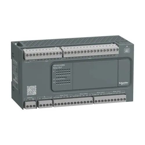 PLC logikai vezérlő kompakt 100-240V/AC 2DI 14DO 16-relé/O EasyModicon Schneider TM100C40RN