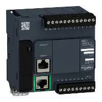 PLC logikai vezérlő kompakt 19.2-28.8V/DC 9DI 7DO 2AI Modicon M221 Schneider TM221CE16T