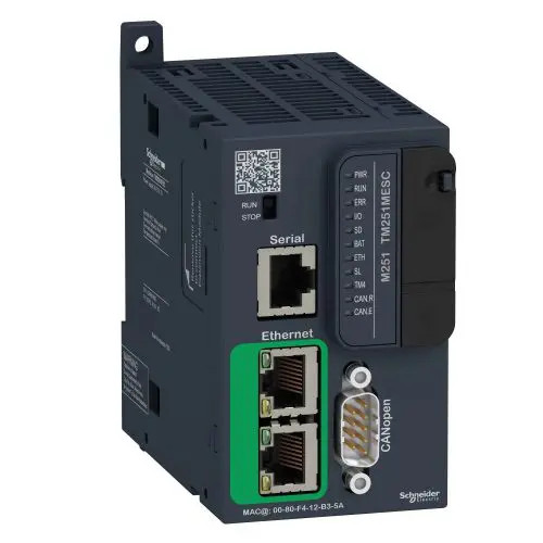 Logikai vezérlő Ethernet CANopen  Modicon M251 Schneider TM251MESC