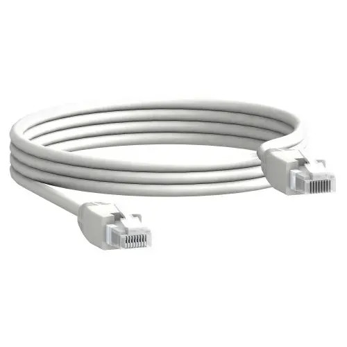 Pachkábel ULP (10db) F/UTP Cat5e 4x2 0.3m RJ45 8(8) RJ45 8(8) fehér NSX Schneider TRV00803