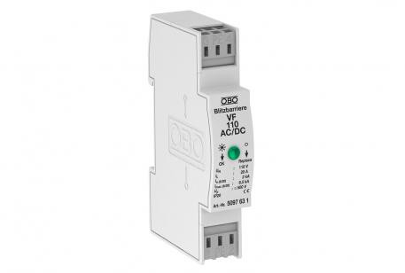 Túlfeszültség-levezető 3P 110V/AC 110V/DC 20A 2kA(L-N) 6.5kA(L+N-PE) VF110-AC DC OBO-BETTERMANN