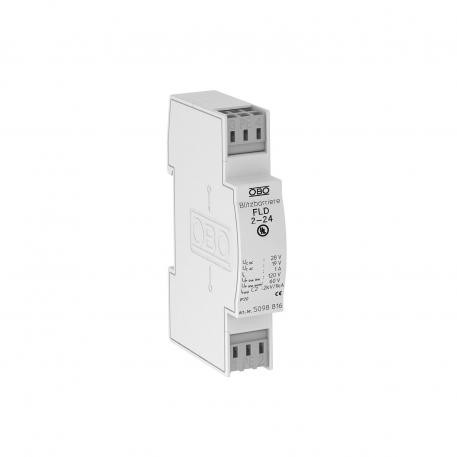 Túlfeszültséglevezető IT/MSR technikához 19V/AC 28V/DC 0.5kA 120V-ér/ér FLD 2-24 OBO-BETTERMANN