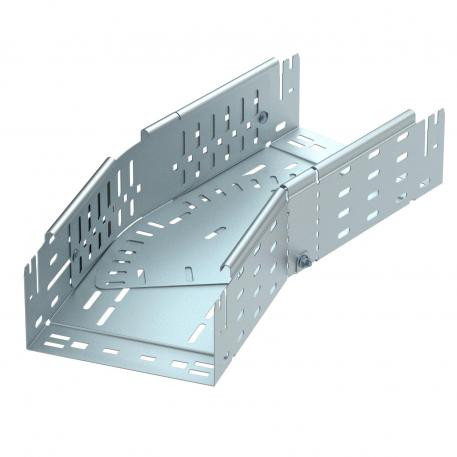 Kábeltálca 0-90°-állítható idom gyosösszekötővel 300mm x 110mm-mag. RBMV 130 FT OBO-BETTERMANN